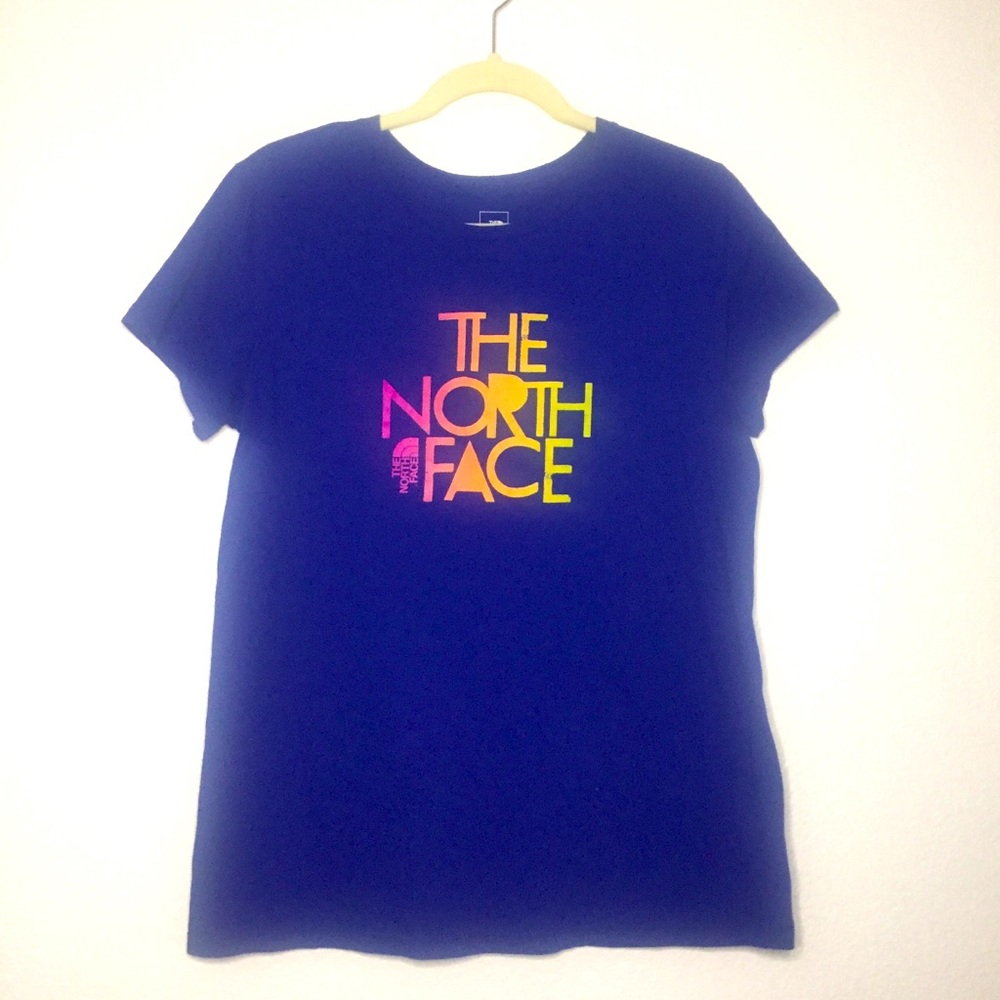 Dark Blue The North Face Women Tee, L